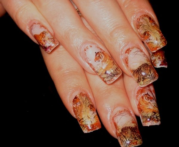 китайская роспись ногтей