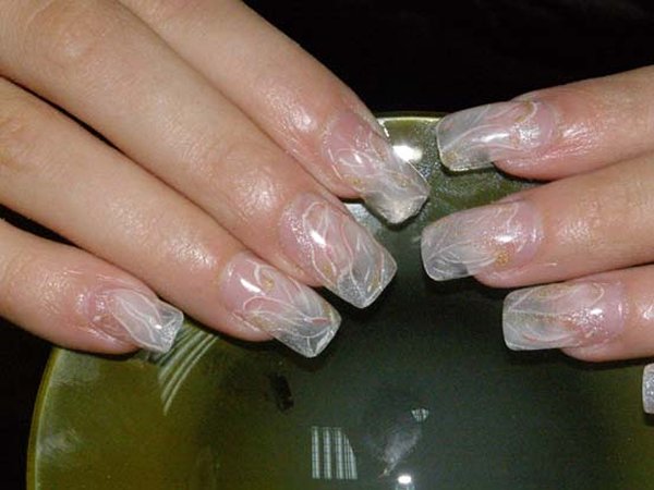 фото нарощенных ногтей гелем