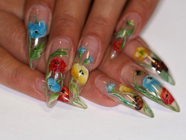аквариум на ногтях